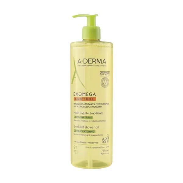 ADERMA EXOMEGA CONTROL ACEITE LIMPIADOR EMOLIENTE 750 ML