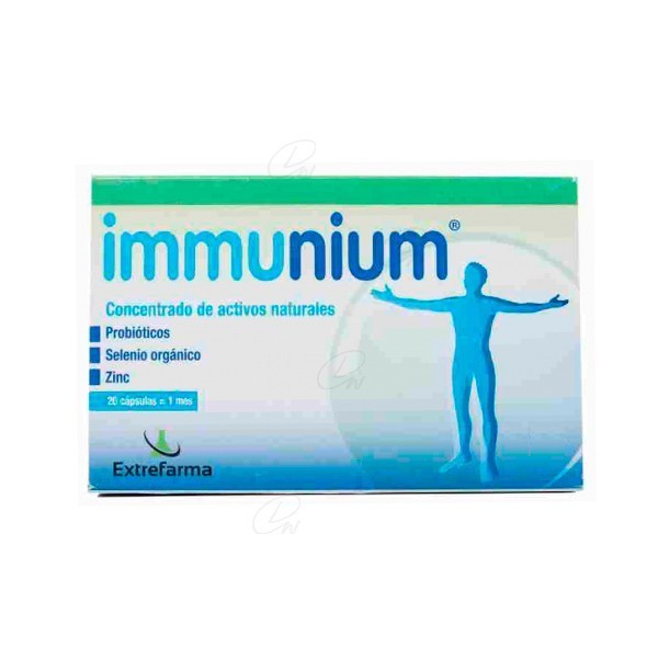 IMMUNIUM 20 CAPSULAS