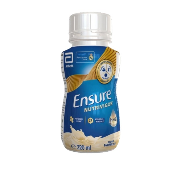 ENSURE NUTRIVIGOR  4 BOTELLAS 220 ML SABOR VAINILLA