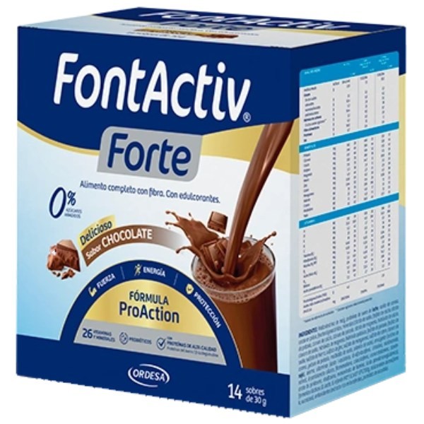 FONTACTIV FORTE PROACTION 30 G 14 SOBRES CHOCOLATE