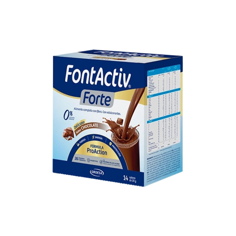 FONTACTIV FORTE PROACTION 30 G 14 SOBRES CHOCOLATE
