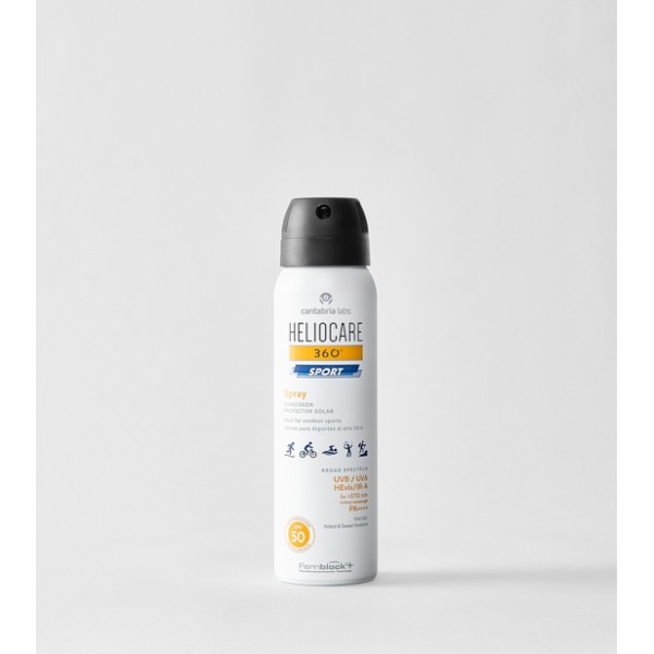 Heliocare 360º Sport Transparent Spray SPF50+ 100 ml