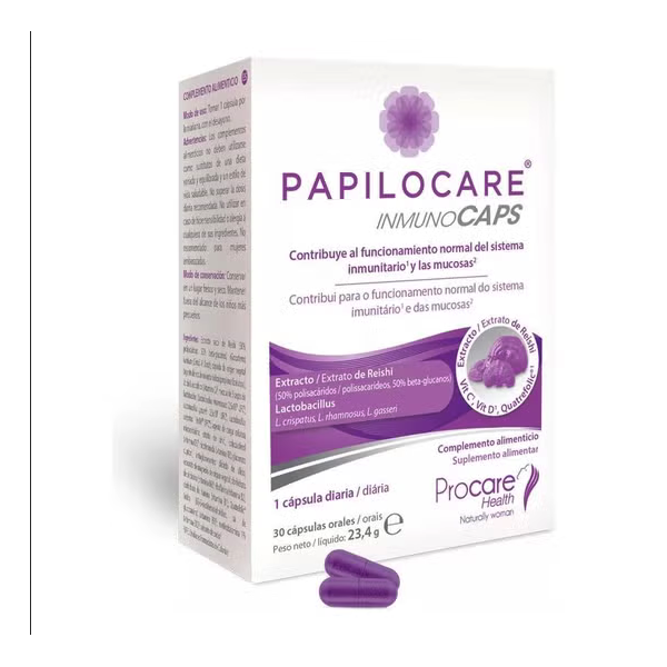 Papilocare Inmunocaps 30 Cápsulas - Sistema Inmune y VPH