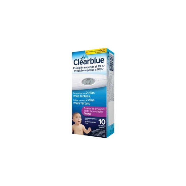 Clearblue Test de Ovulación Digital - Identifica Días Fértiles
