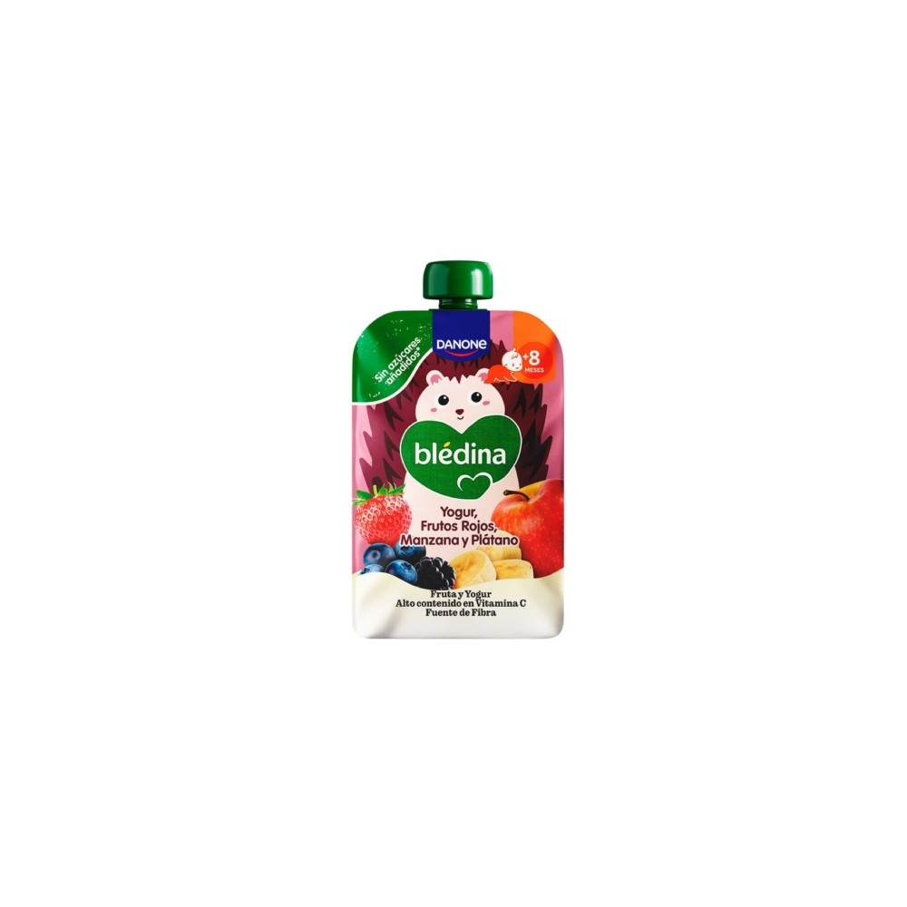 Blédina Pouch Yogur Frutos Rojos, Manzana y...