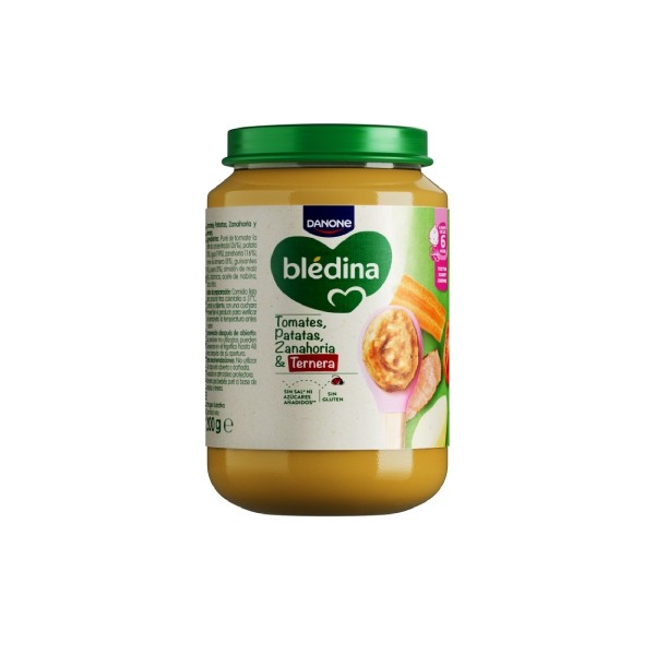 Blédina Tarrito Tomate, Patata, Zanahoria y Ternera 200 g