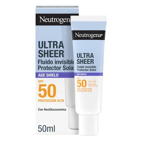 Neutrogena Ultra Sheer Fluido Facial Antiedad SPF 50
