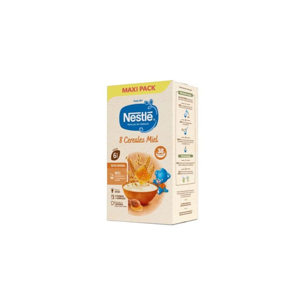 Nestlé Papilla 8 Cereales con Miel 950 g -...