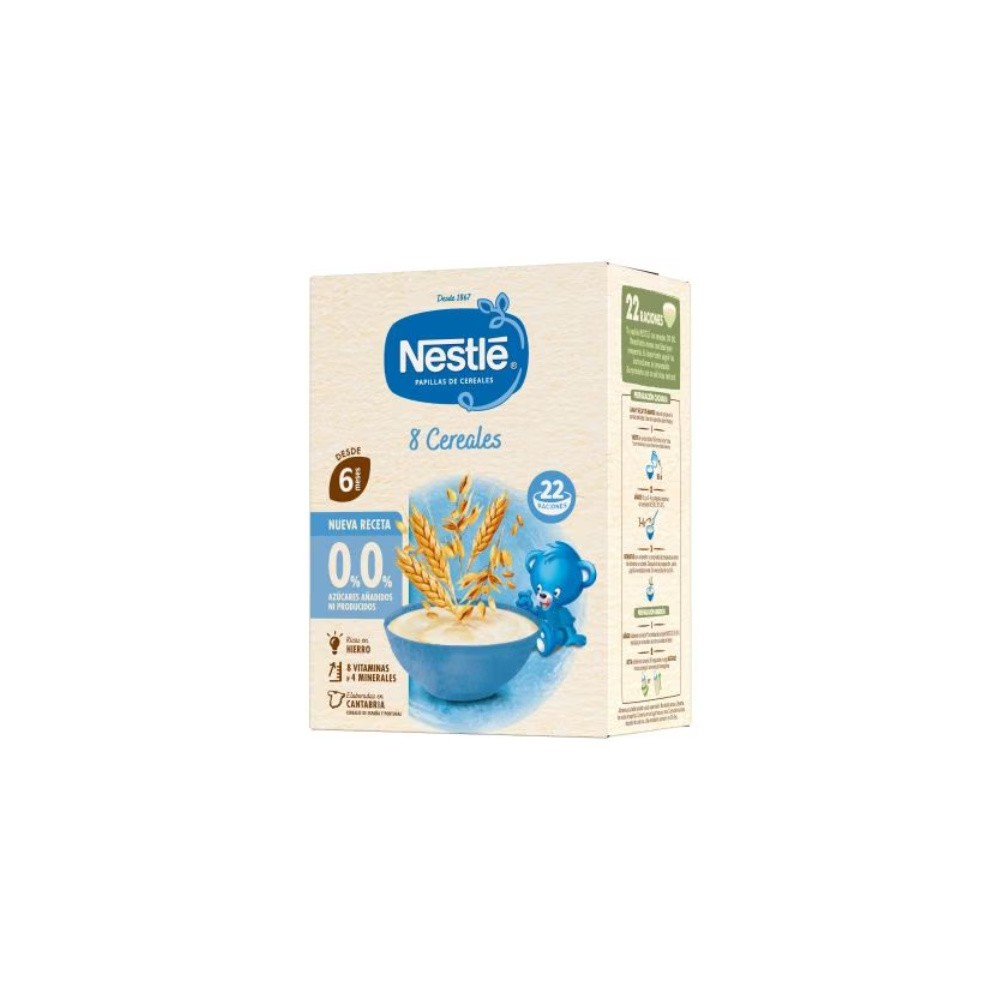 Nestlé Papilla 8 Cereales 330 g - Inicio y Viajes