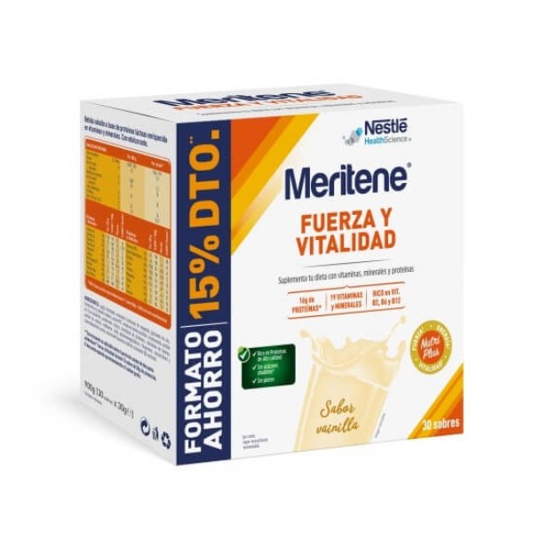 MERITENE VAINILLA 30 SOBRES