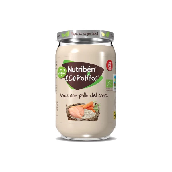 Nutribén Ecopotito Pollo de Corral con Arroz 236g