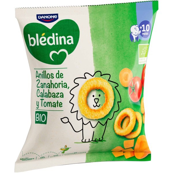 Blédina Bio Snack Anillos Zanahoria y Calabaza 20g