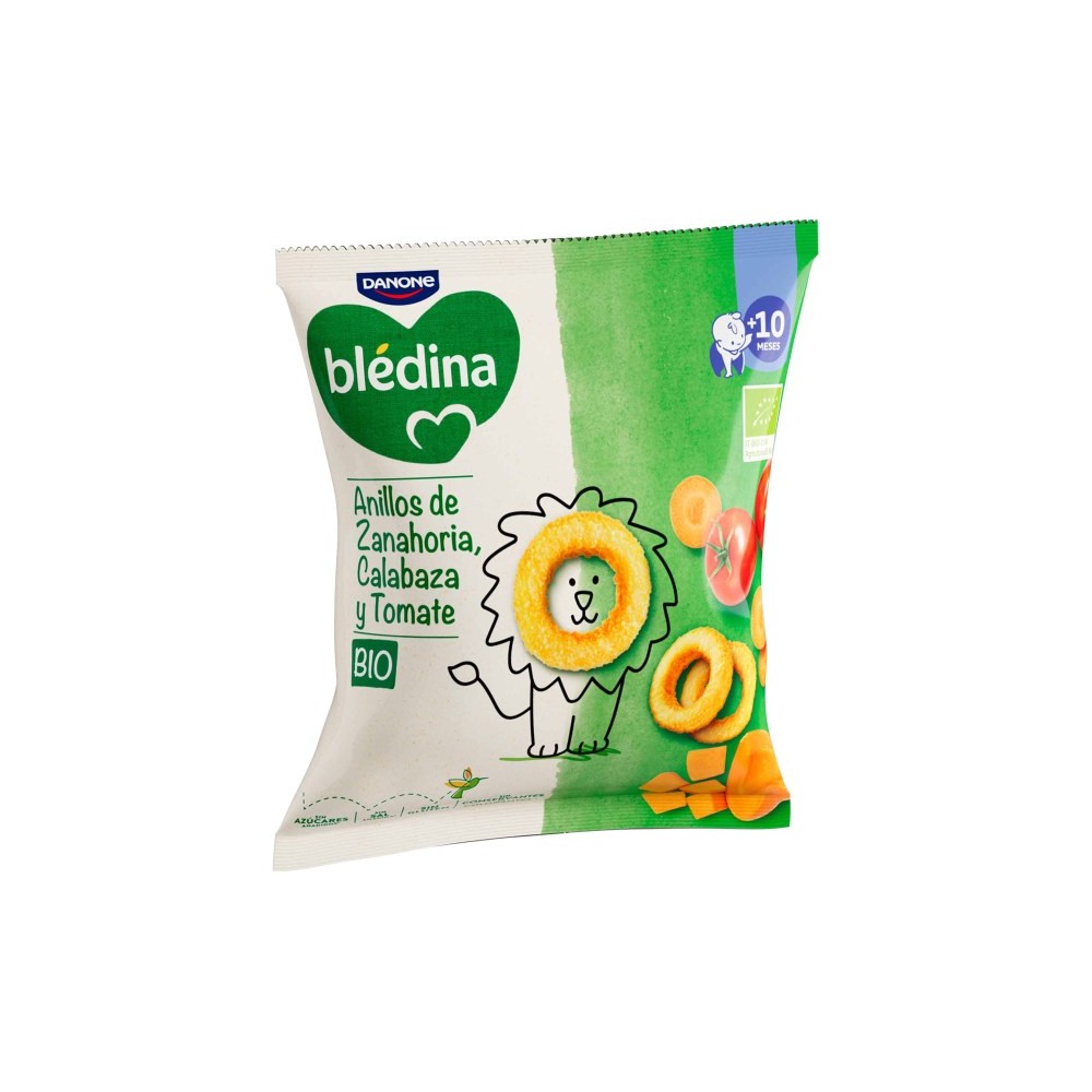 Blédina Bio Snack Anillos Zanahoria y Calabaza 20g