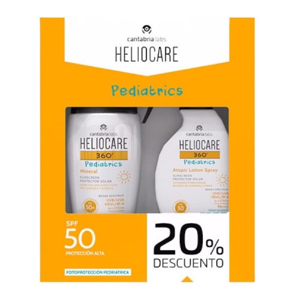 Pack Heliocare 360 Pediatrics Piel Atópica - Facial...
