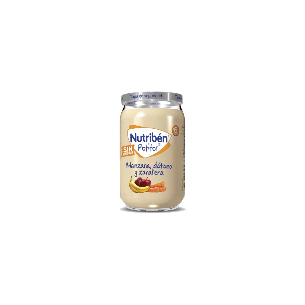 Nutribén Potito Manzana, Plátano y Zanahoria 235 G