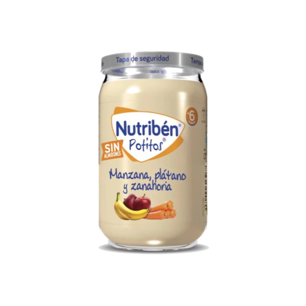 Nutribén Potito Manzana, Plátano y Zanahoria 235 G