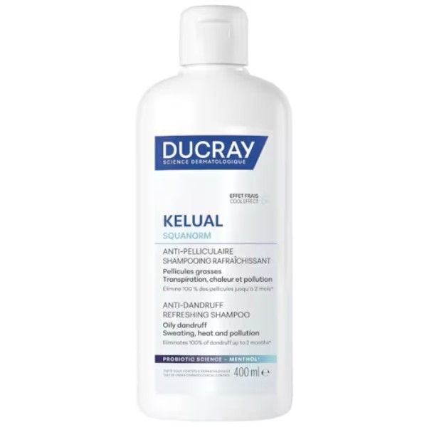Ducray Kelual Squanorm Champú Anticaspa Refrescante 400 ml