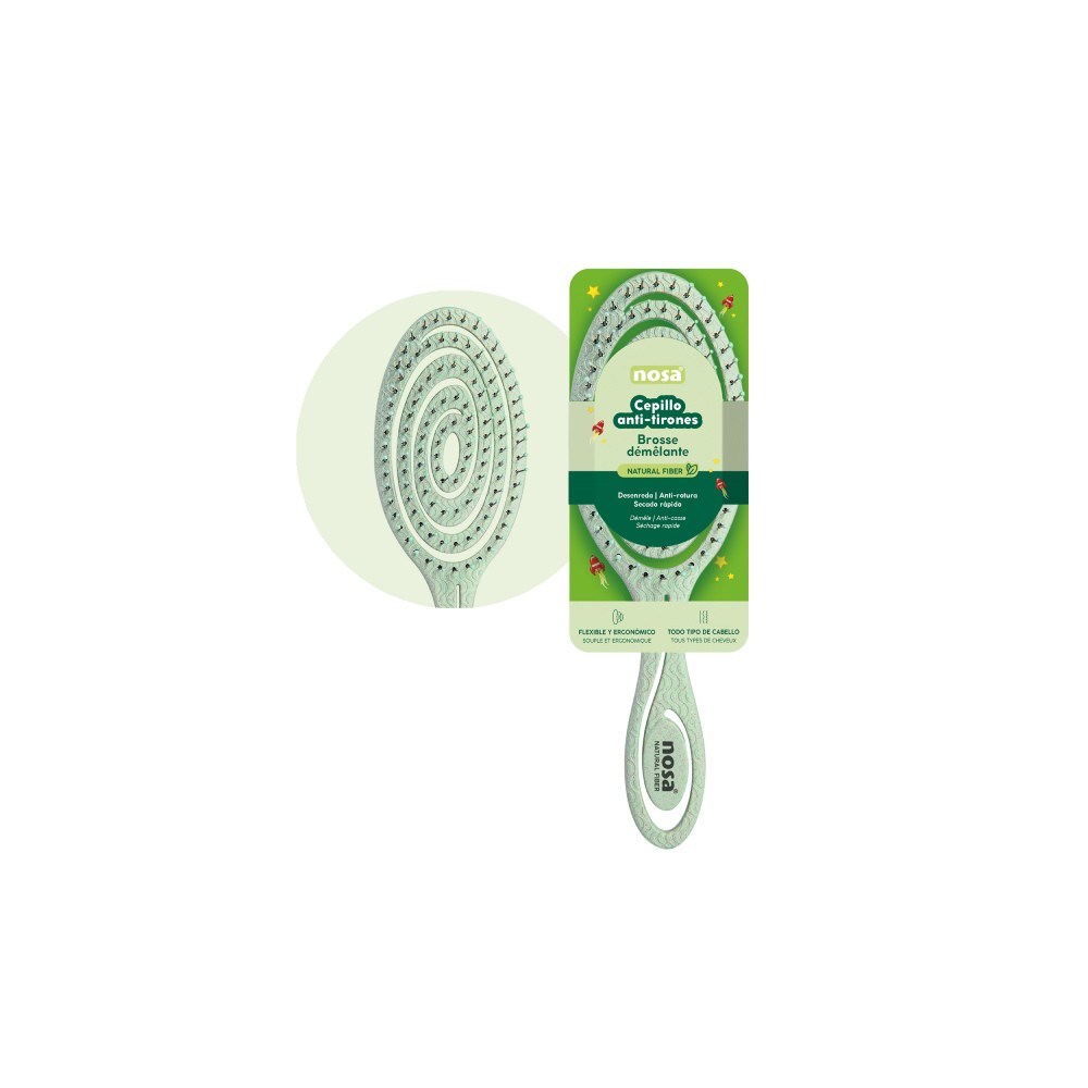 Cepillo Anti Tirones Nosa Verde