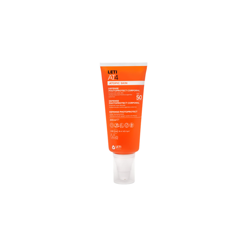 LetiAT4 Defense SPF50+ 200 ml - Fotoprotector...