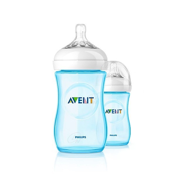 AVENT BIBERON PP NATURAL 260 ML AZUL
