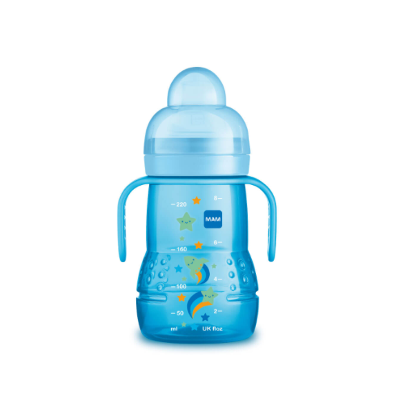 MAM TRAINER 220 ML 4M AZUL