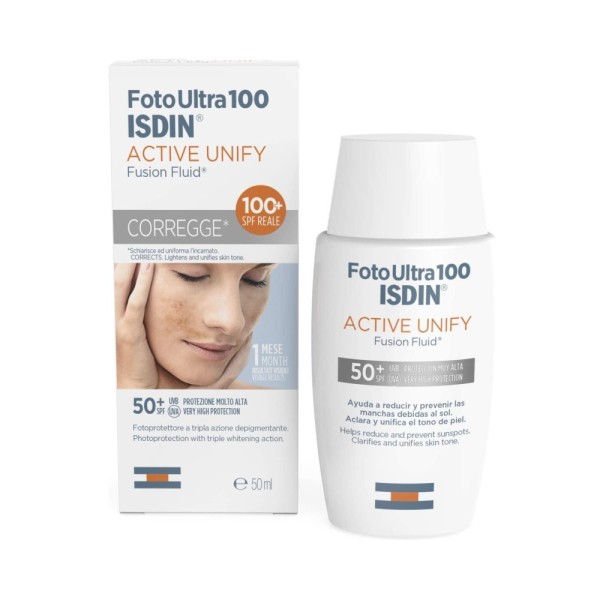 FOTOPROTECTOR ISDIN 100 FUSION FLUID 50 ML ACT UNIF