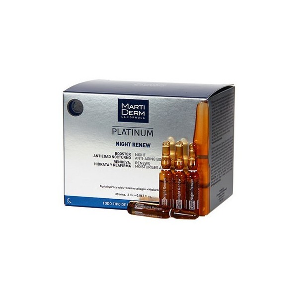 MARTIDERM PLATINUM NIGHT RENEW 30 AMPOLLAS