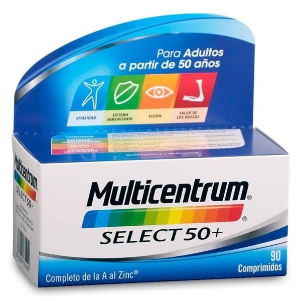 Multicentrum SELECT 50 90 Comprimidos 