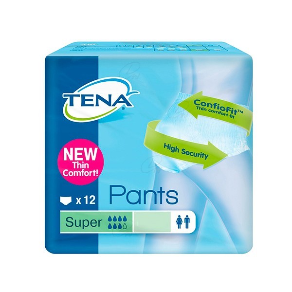 ABSORB INC ORINA LIGERA TENA PANTS SUPER T  GDE 12 U