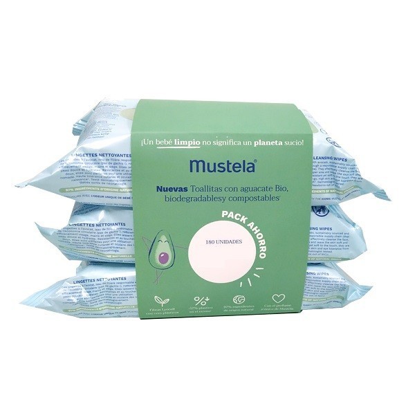TOALLITAS MUSTELA PACK 3X 60 TOALLITAS