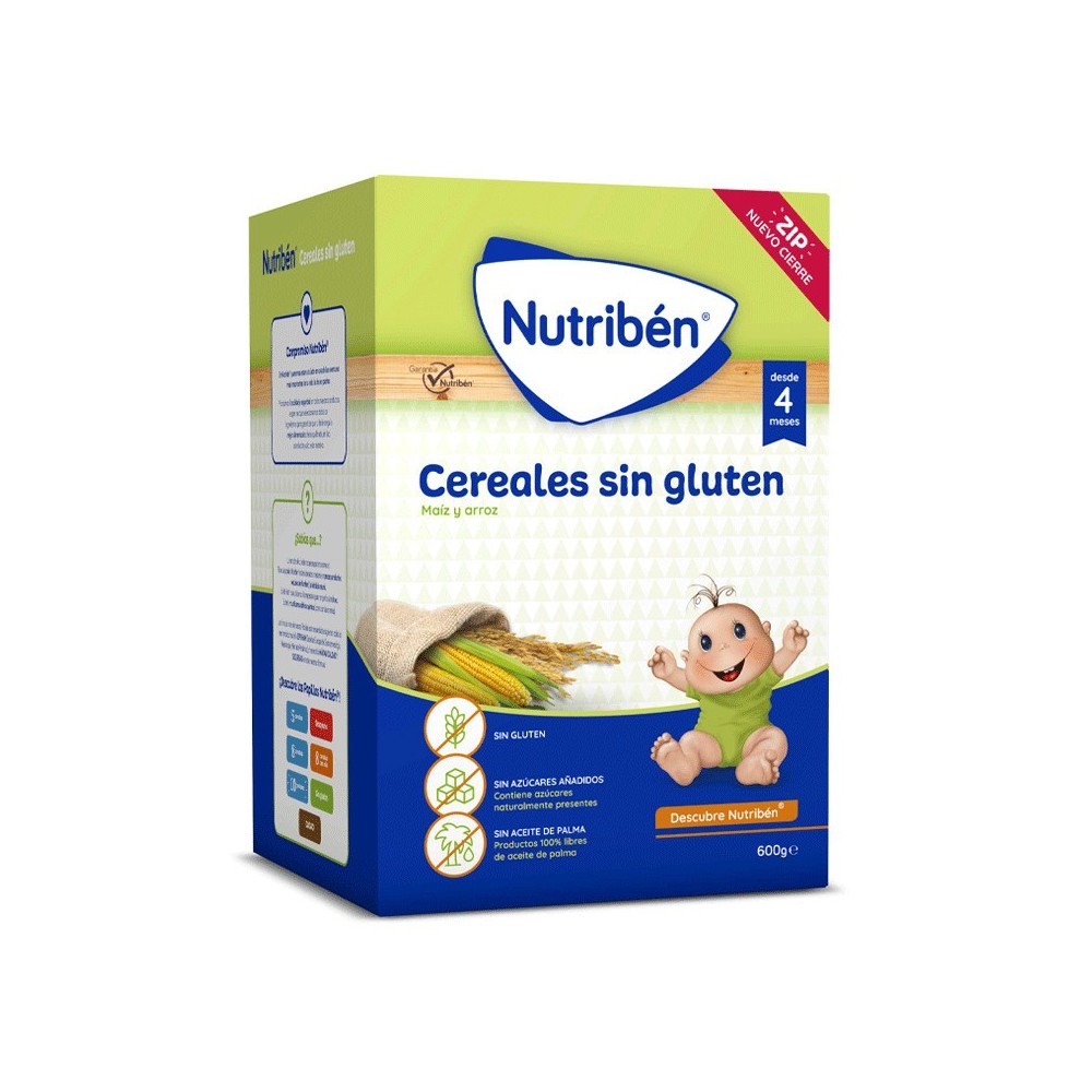 NUTRIBEN CEREALES SIN GLUTEN PAPILLA 600 G