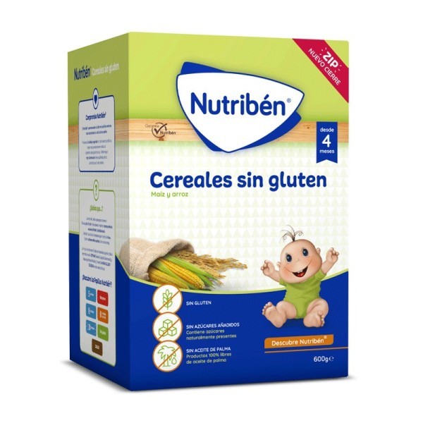NUTRIBEN CEREALES SIN GLUTEN PAPILLA 600 G