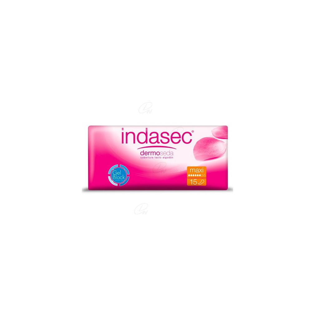 INDASEC DISCREET MAXI 15 COMPRESAS