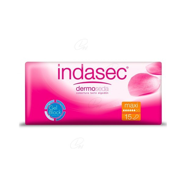 INDASEC DISCREET MAXI 15 COMPRESAS