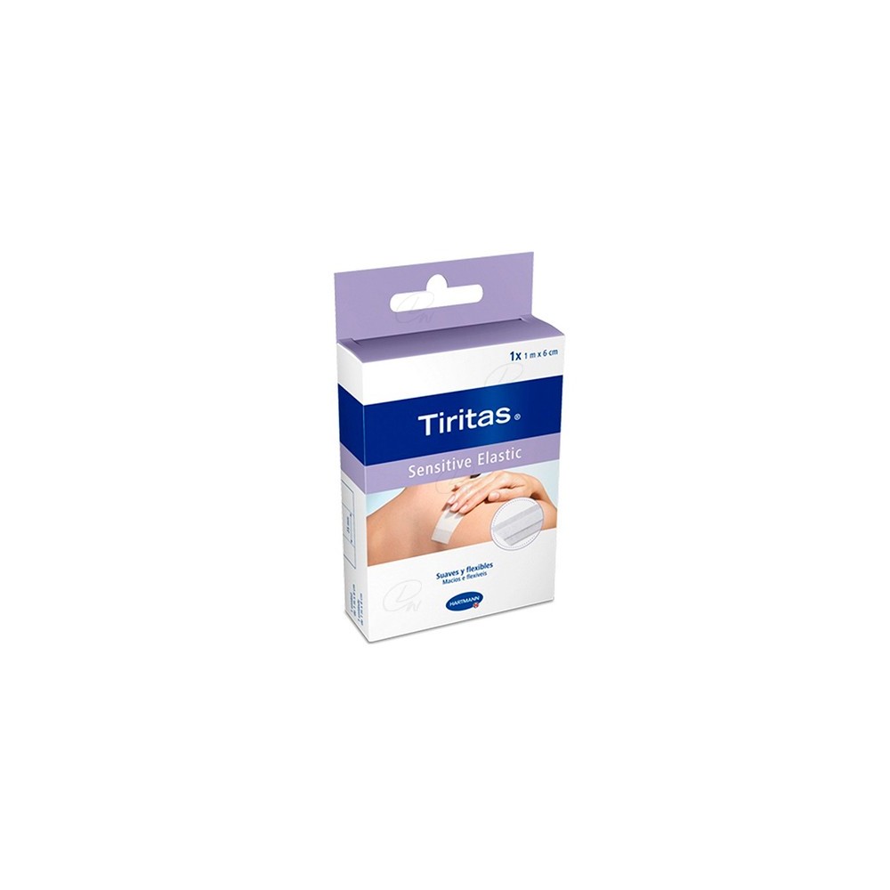 TIRITAS SENSITIVE ELASTIC 1M X 8 CM