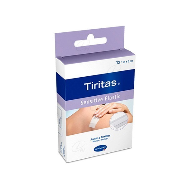 TIRITAS SENSITIVE ELASTIC 1M X 8 CM