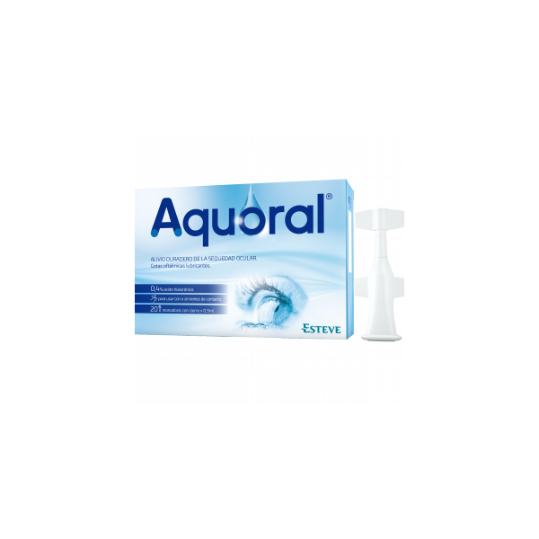 AQUORAL GOTAS OFTALMICAS LUBRICANTES MONODOSIS 05 ML 20 U