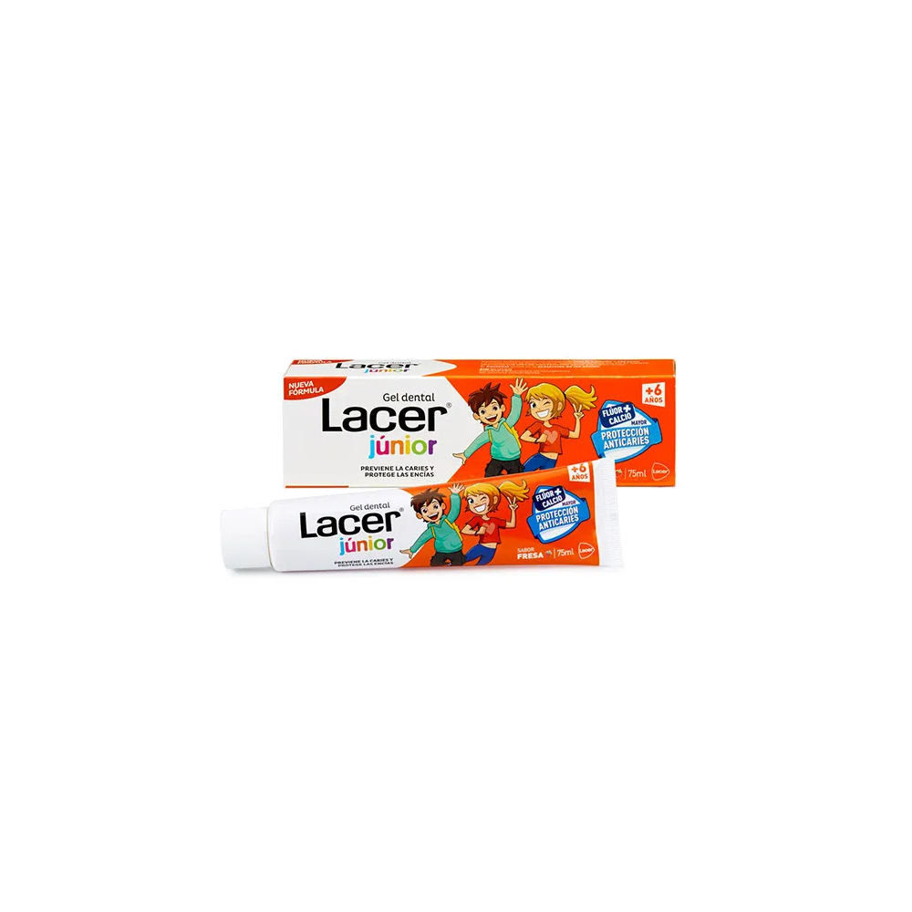LACER JUNIOR GEL DENTAL 75 ML FRESA