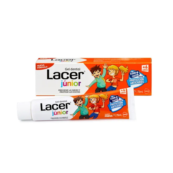 LACER JUNIOR GEL DENTAL 75 ML FRESA