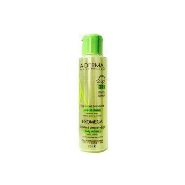 ADERMA EXOMEGA GEL LAVANTE EMOLIENTE 2 EN 1