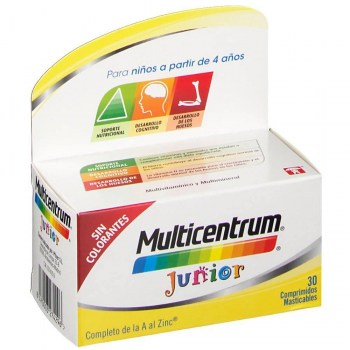 multicentrum junior 30 comprimidos