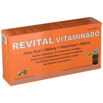 revital vitaminado jalea real 20 ampollas otc